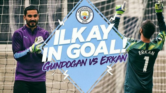 Vartolu Manchester City'de. Manchester City Antrenmanına Katılan Erkan Kolçak Köstendil ile İlkay Gündoğan'dan Penaltı Challenge!